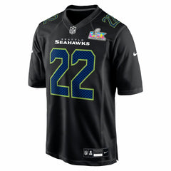 Rashid Shaheed Seattle Seahawks Super Bowl LX Patch Carbon Fashion Game Jersey - Black | Nike discount
