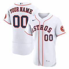 Houston Astros Home Authentic Custom Jersey - White | Nike