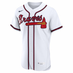 Atlanta Braves Home Authentic Custom Jersey - White | Nike