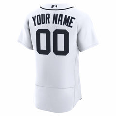 Detroit Tigers Home Authentic Custom Jersey - White | Nike