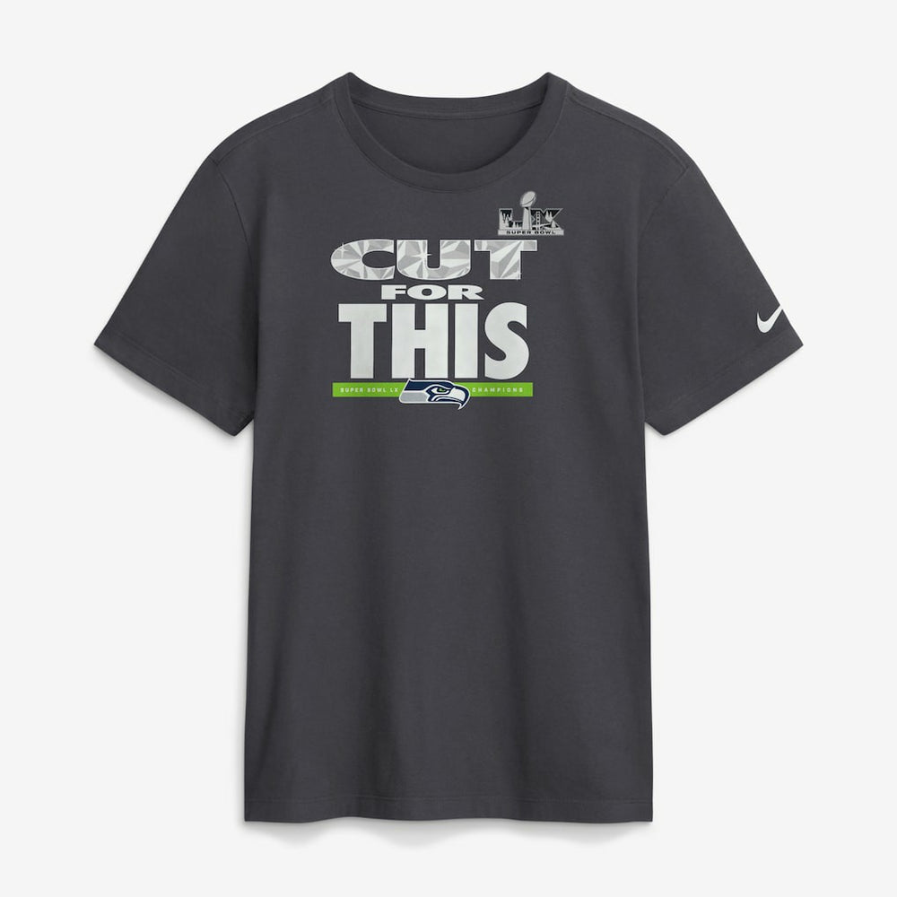 Seattle Seahawks Super Bowl LX Champions Pickoff Move Parade T-Shirt - Anthracite | Nike sale