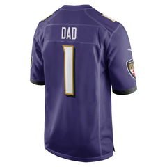 Number 1 Dad Baltimore Ravens Game Jersey - Purple | Nike sale