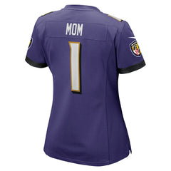 Number 1 Mom Baltimore Ravens Women's Game Jersey - Purple | Nike for sale