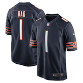 Number 1 Dad Chicago Bears Game Jersey - Navy | Nike outlet