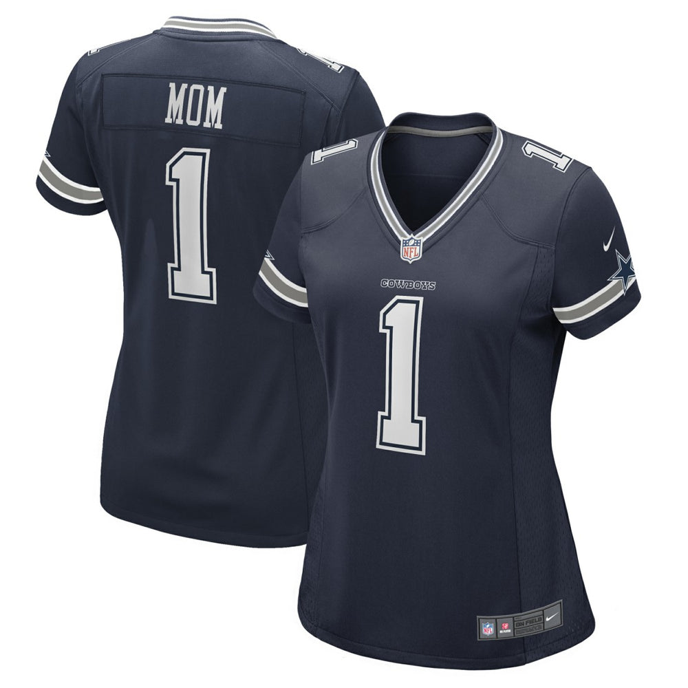 Number 1 Mom Dallas Cowboys Women's Game Jersey - Navy | Nike discount
