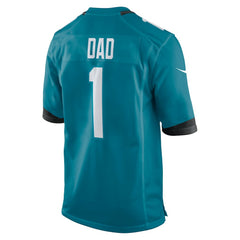 Number 1 Dad Jacksonville Jaguars Game Jersey - Teal | Nike cheap