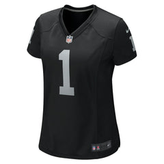 Number 1 Mom Las Vegas Raiders Women's Game Jersey - Black | Nike for sale