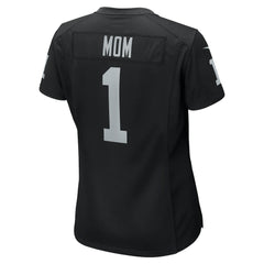 Number 1 Mom Las Vegas Raiders Women's Game Jersey - Black | Nike for sale