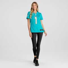 Number 1 Mom Miami Dolphins Women's Game Jersey - Aqua | Nike outlet