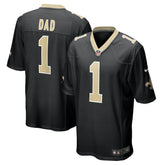 Number 1 Dad New Orleans Saints Game Jersey - Black | Nike on sale