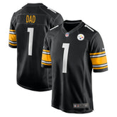 Number 1 Dad Pittsburgh Steelers Game Jersey - Black | Nike on sale