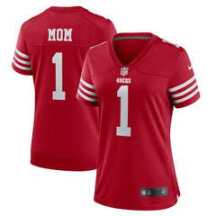 Number 1 Mom San Francisco 49ers Women's Game Jersey - Scarlet | Nike online