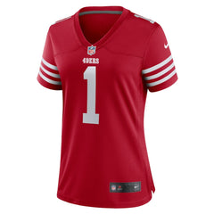 Number 1 Mom San Francisco 49ers Women's Game Jersey - Scarlet | Nike online
