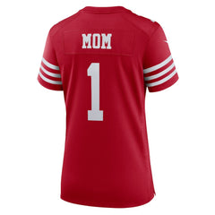Number 1 Mom San Francisco 49ers Women's Game Jersey - Scarlet | Nike online