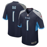 Number 1 Dad Tennessee Titans Game Jersey - Navy | Nike cheap