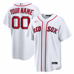 Boston Red Sox Home Replica Custom Jersey - White | Nike