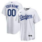 Los Angeles Dodgers Home Replica Custom Jersey - White | Nike