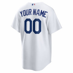Los Angeles Dodgers Home Replica Custom Jersey - White | Nike