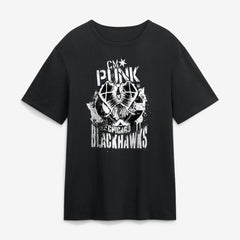 CM Punk x Chicago Blackhawks Fanatics T-Shirt Black