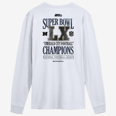 Seattle Seahawks Super Bowl LX Champions Long Ball Long Sleeve T-Shirt - White | Nike sale