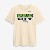 Seattle Seahawks Emerald City T-Shirt - Natural | Nike discount