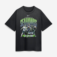 Seattle Seahawks 12 As One Loose T-Shirt - Black | Nike cheap