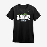 Seattle Seahawks Women's Club T-Shirt - Black | Nike sale
