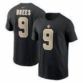 Drew Brees New Orleans Saints Retired Player Name & Number T-Shirt - Black | Nike outlet