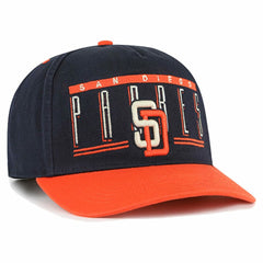 San Diego Padres Double Headed Baseline Hitch Adjustable Hat - Navy | 47 brand
