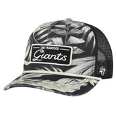 San Francisco Giants Tropicalia Trucker Hitch Adjustable Hat - Black | 47 brand