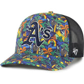 Athletics Youth Jungle Gym Adjustable Trucker Hat - Navy | 47 brand