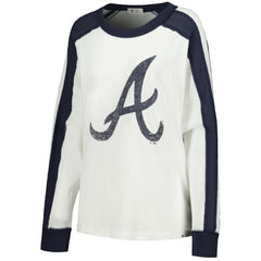 Atlanta Braves Women's Premier Caribou Long Sleeve T-Shirt - White | 47 brand