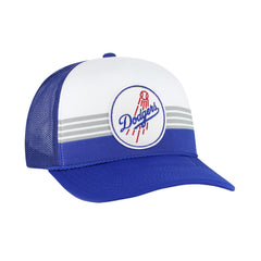 Los Angeles Dodgers Lift Off Foam Front Mesh Trucker Adjustable Hat - Royal | 47 brand