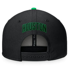 Houston Astros Lucky Snapback Hat - Black/Kelly Green