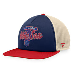 Chicago White Sox Cooperstown Collection Talley Foam Trucker Snapback Hat - Navy/Red