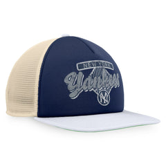 New York Yankees Cooperstown Collection Talley Foam Trucker Snapback Hat - Navy/White
