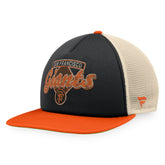 San Francisco Giants Cooperstown Collection Talley Foam Trucker Snapback Hat - Black/Orange