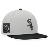 Chicago White Sox Glory Days Two-Tone Snapback Hat - Gray/Black