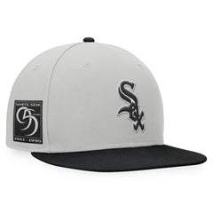 Chicago White Sox Glory Days Two-Tone Snapback Hat - Gray/Black