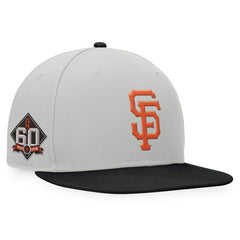 San Francisco Giants Glory Days Two-Tone Snapback Hat - Gray/Black