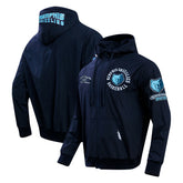 Memphis Grizzlies Pro Standard Hybrid Full-Zip Hoodie - Navy sale