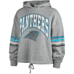 Carolina Panthers '47 Women's Upland Bennett Pullover Hoodie - Heather Gray outlet