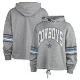Dallas Cowboys '47 Women's Upland Bennett Pullover Hoodie - Heather Gray cheap