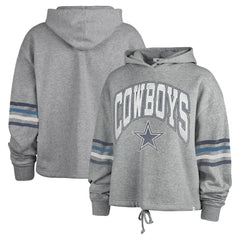 Dallas Cowboys '47 Women's Upland Bennett Pullover Hoodie - Heather Gray cheap
