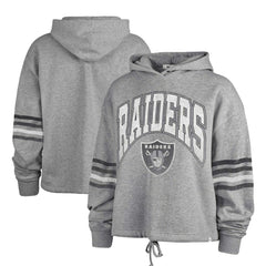 Las Vegas Raiders '47 Women's Upland Bennett Pullover Hoodie - Heather Gray sale
