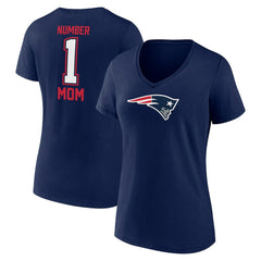 New England Patriots Women's Mother's Day V-Neck T-Shirt - Navy for sale