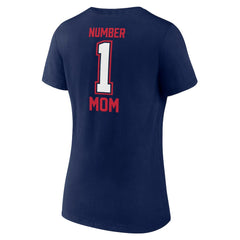 New England Patriots Women's Mother's Day V-Neck T-Shirt - Navy for sale