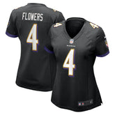 Zay Flowers Baltimore Ravens Women's Alternate Game Jersey - Black | Nike cheap