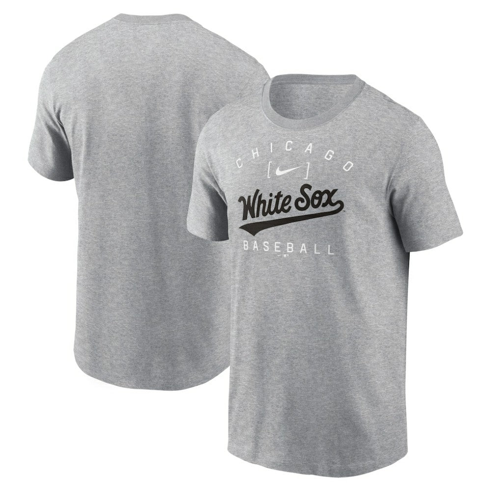 Chicago White Sox Home Team Athletic Arch T-Shirt - Heather Gray | Nike