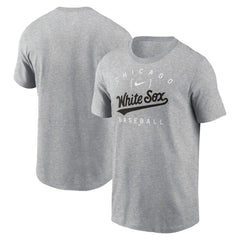 Chicago White Sox Home Team Athletic Arch T-Shirt - Heather Gray | Nike